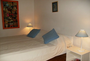 One of the immaculate double bedrooms